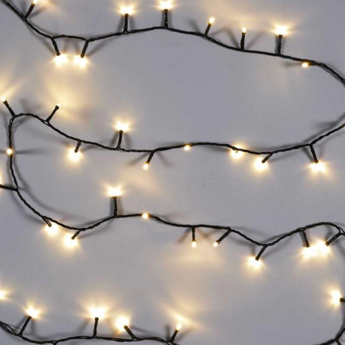 Paris Prix Guirlande Lumineuse d'Extérieur  200 LED  20,6m Noir