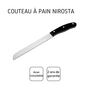Voir la diapositive 4 : NIROSTA Couteau à pain 31 cm Nirosta Fit