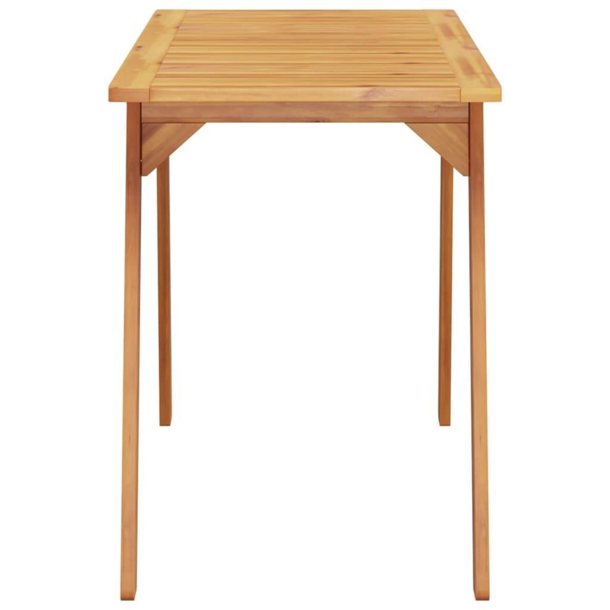 VIDAXL Table a manger de jardin 110x56x75 cm bois massif d'acacia