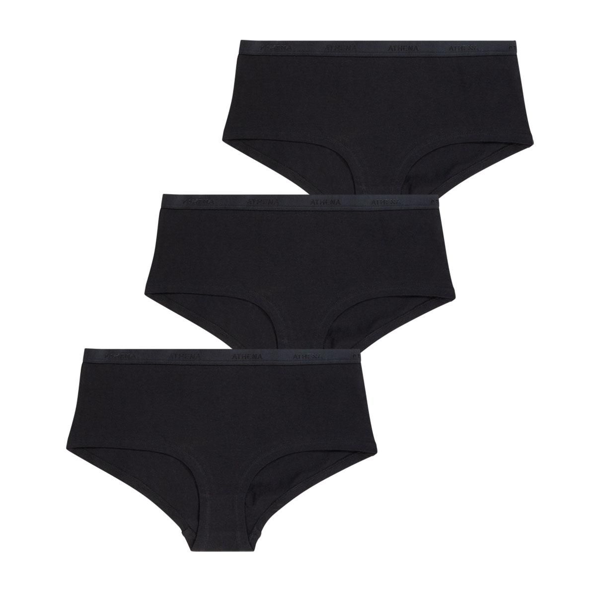 Athena Lot de 3 boxers femme Ecopack Basic