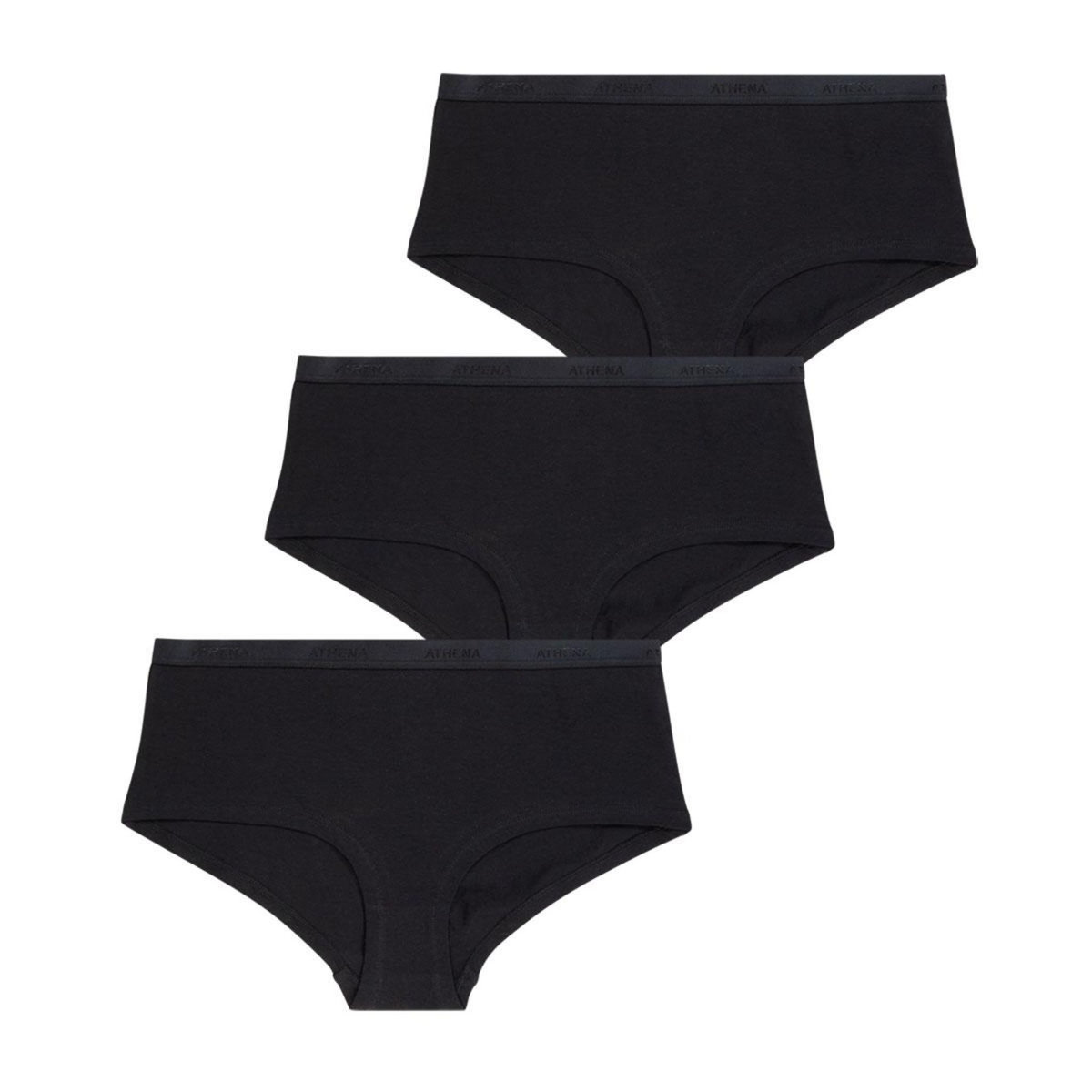 Athena Lot de 3 boxers femme Ecopack Basic