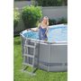 Voir la diapositive 3 : BESTWAY Piscine tubulaire ovale 427x250x100cm Power Steel&trade;