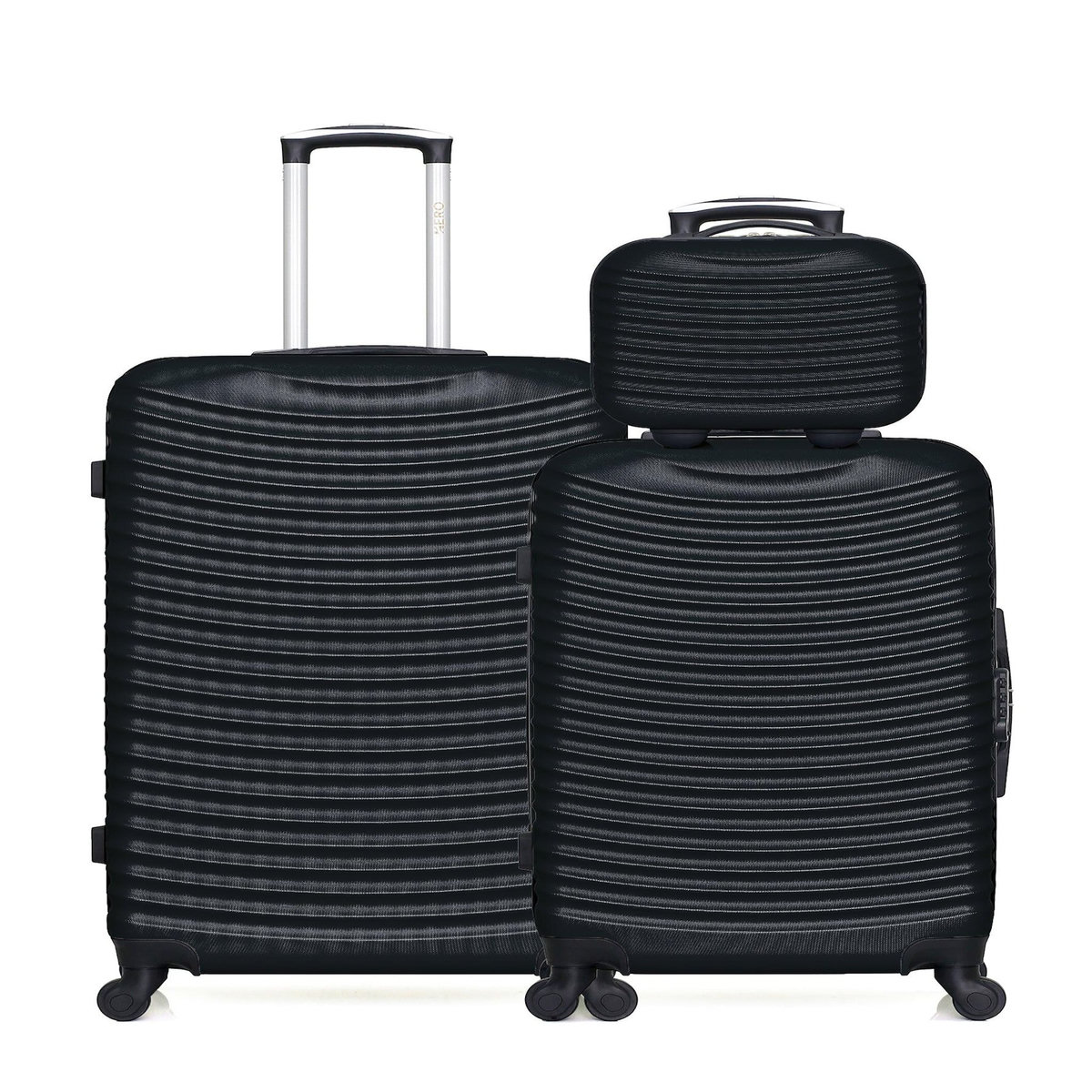 HERO HERO - Lot de 3 - Valise grand format, valise weekend et vanity ETNA