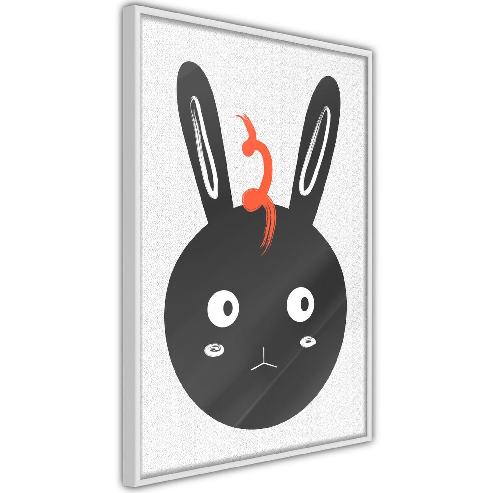 Paris Prix Affiche Murale Encadrée  Surprised Bunny