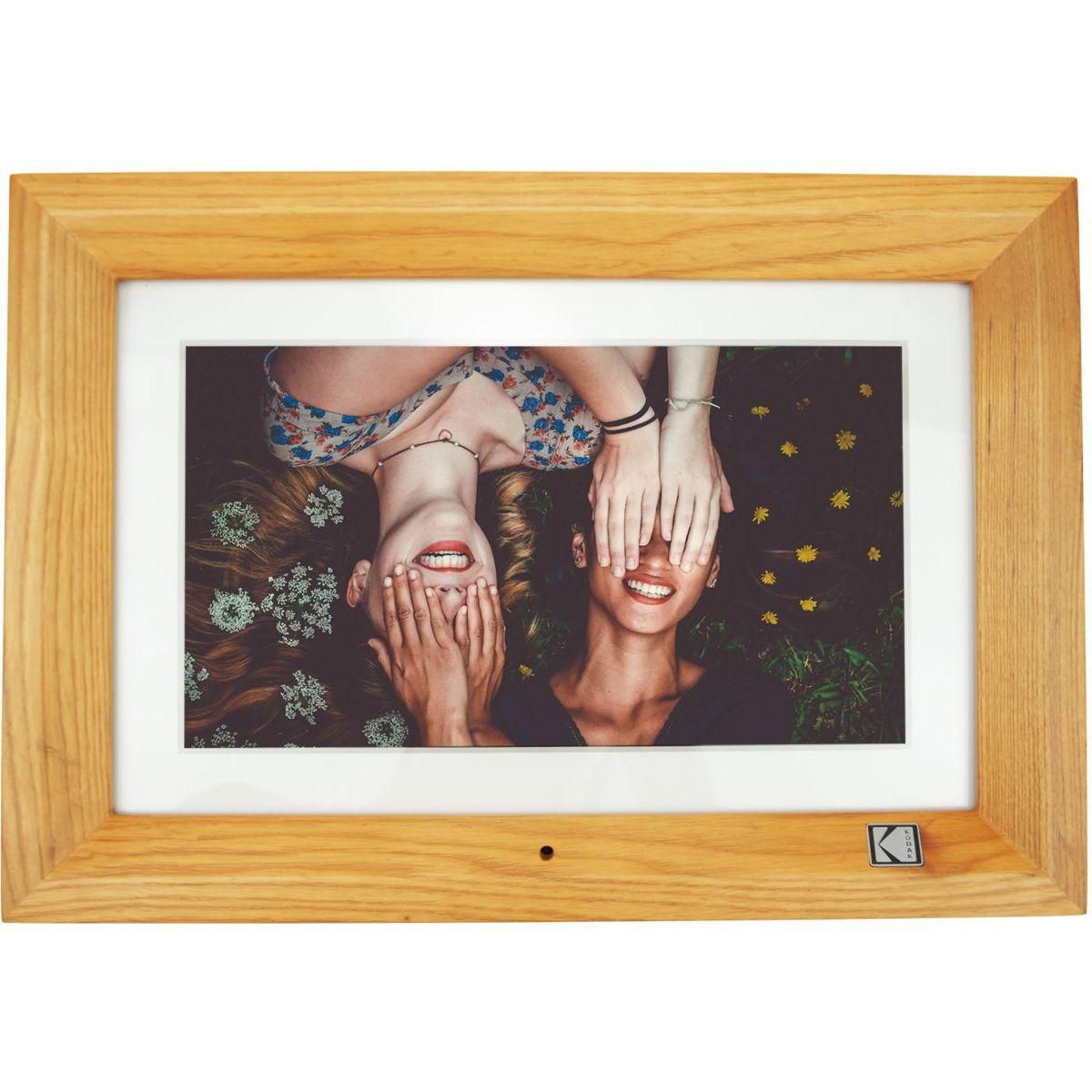 Kodak Cadre photo numérique 10' cadre bois