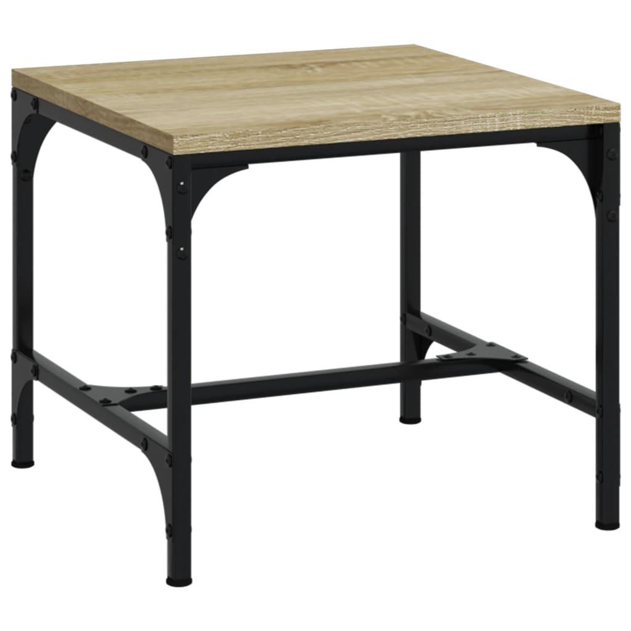 Voir la diapositive 2 : VIDAXL Table d'appoint Chene sonoma 40x40x35 cm Bois d'ingenierie