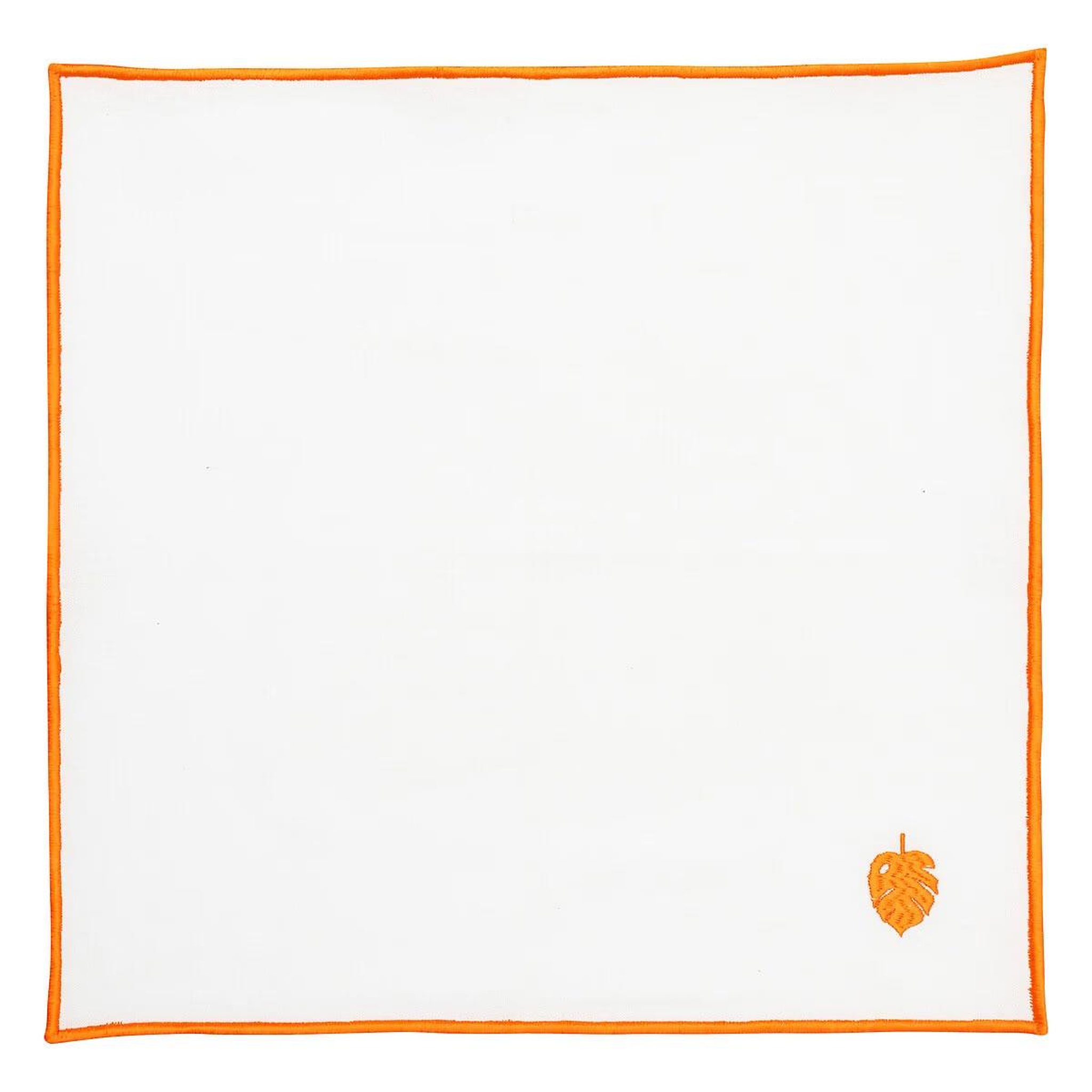 Voir la diapositive 2 : ATMOSPHERA Lot de 4 serviettes de table  yucatan  40x40cm blanc