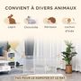 Voir la diapositive 5 : PAWHUT Cage parc enclos modulable petits animaux - dim. 105L x 105l x 45H cm - 12 panneaux résine PP opaque