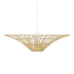 ATMOSPHERA Lampe Suspension en Bambou  Mahé  56cm Naturel