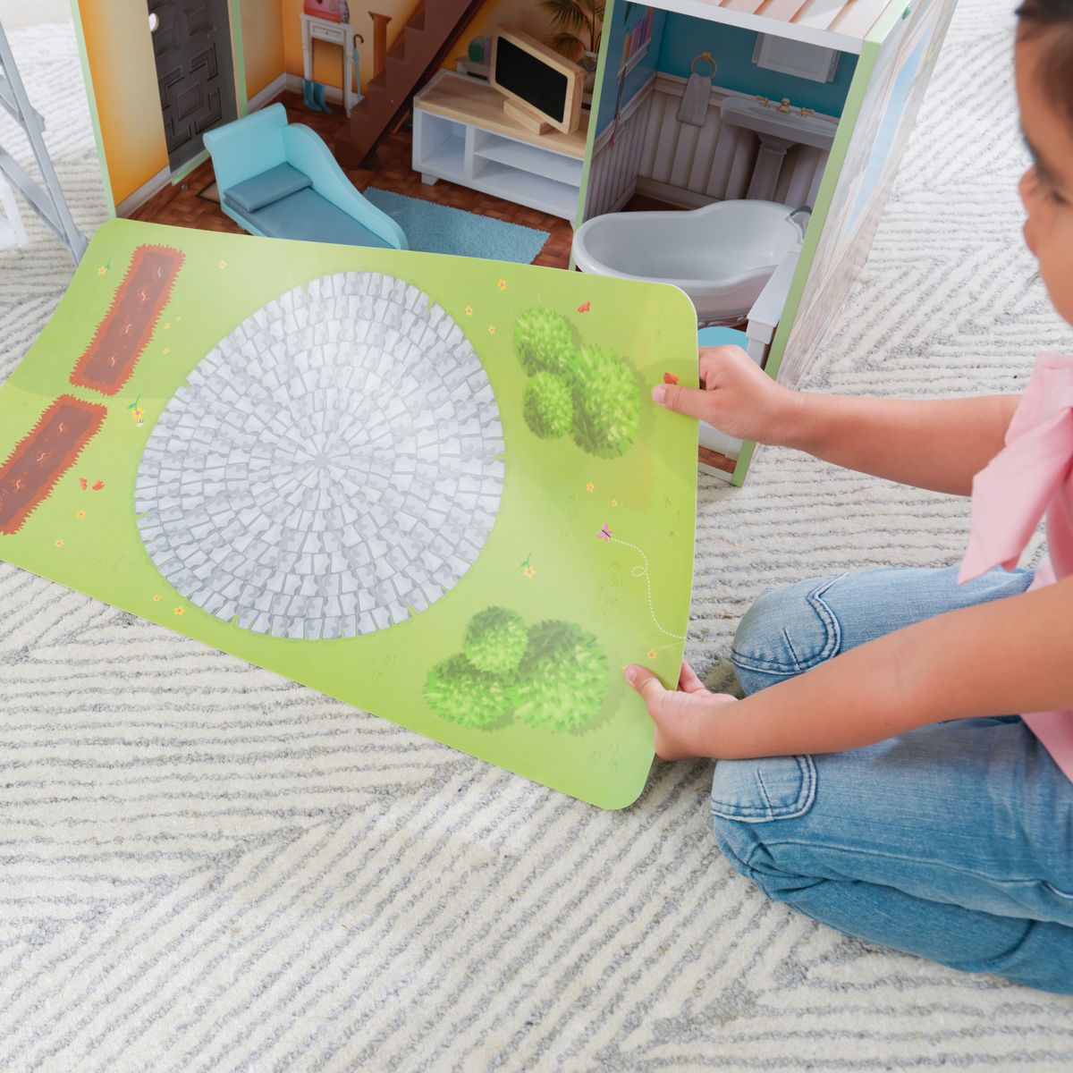 Kidkraft Maison Hallie en bois pour poupées de 30 cm