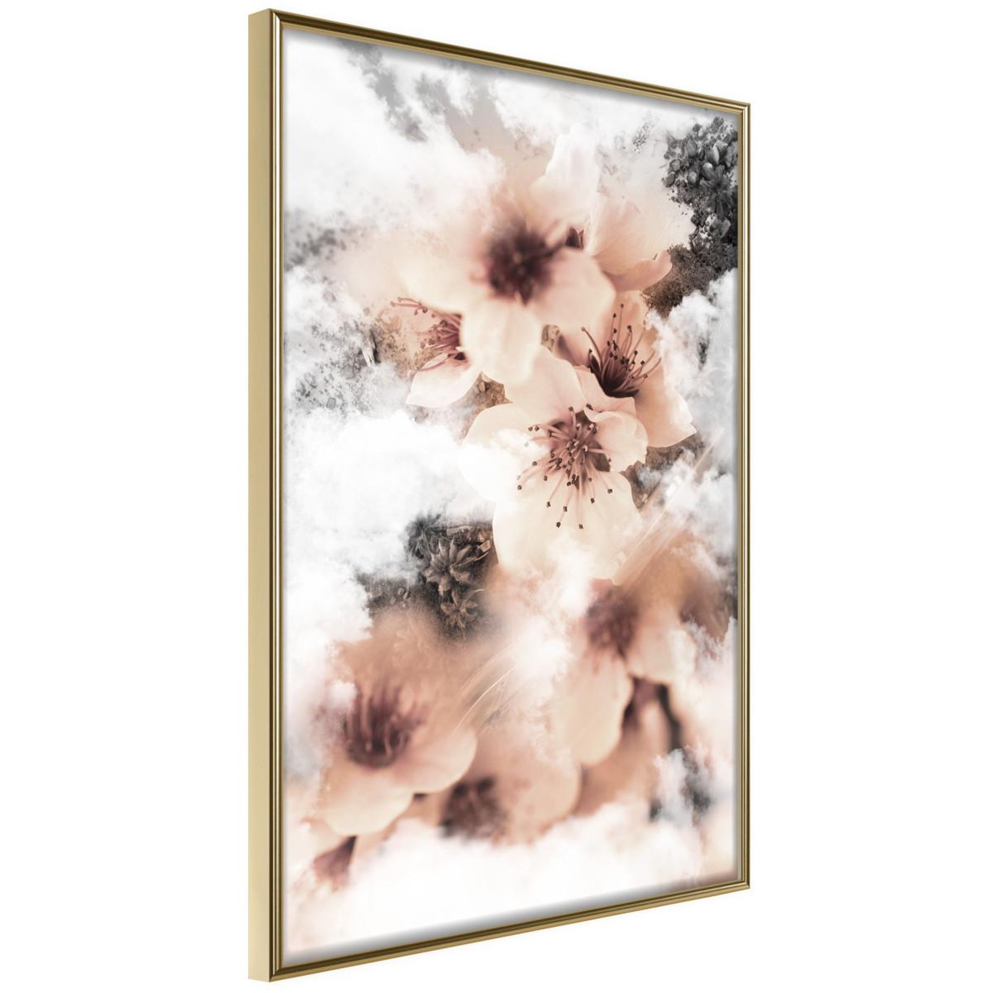 Voir la diapositive 1 : Paris Prix Affiche Murale Encadrée  Heavenly Flowers