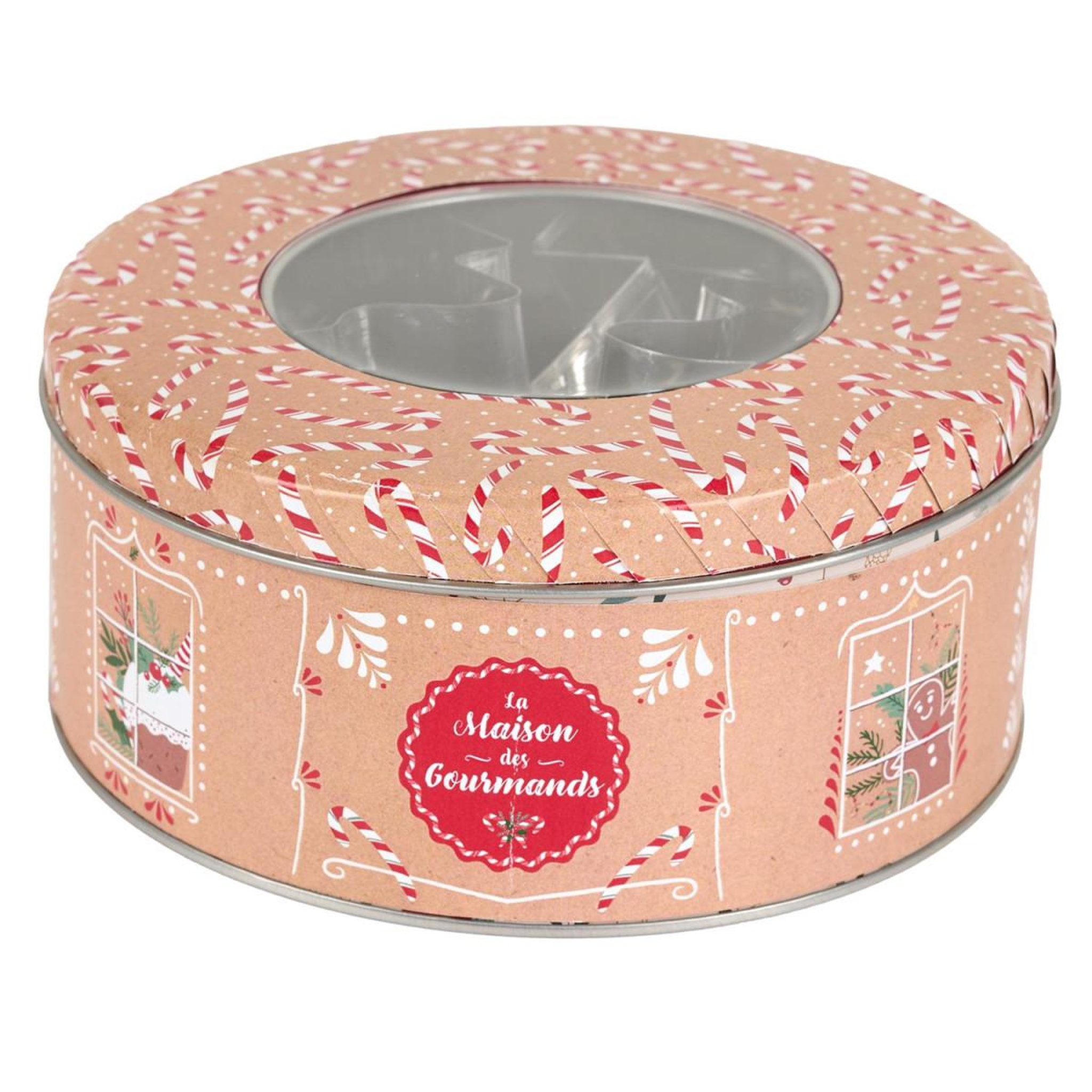 Voir la diapositive 2 : Lily Cook Boîte de 10 emporte-pièces  noël  13cm multicolore