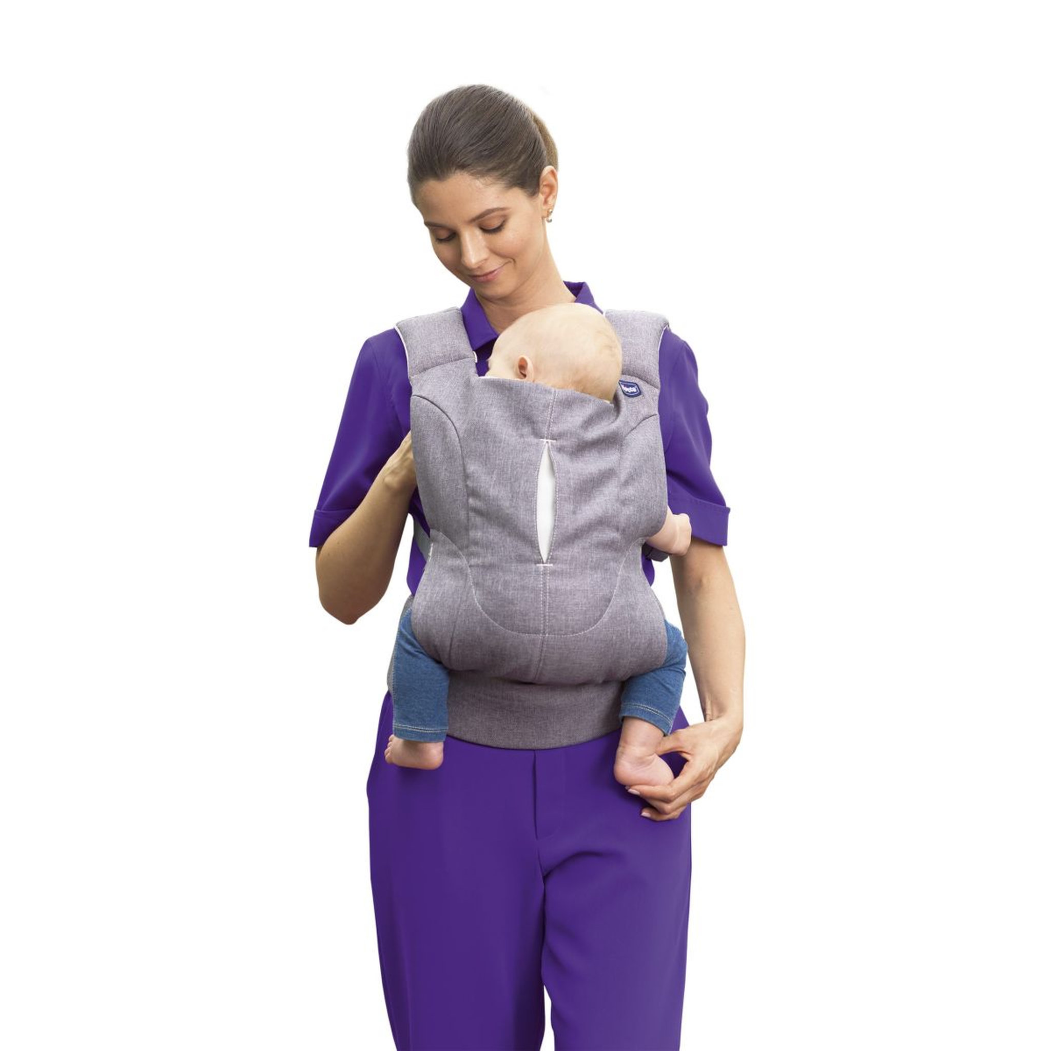 Voir la diapositive 4 : CHICCO PORTE BEBE MYAMAKI GREY AQUARELLE