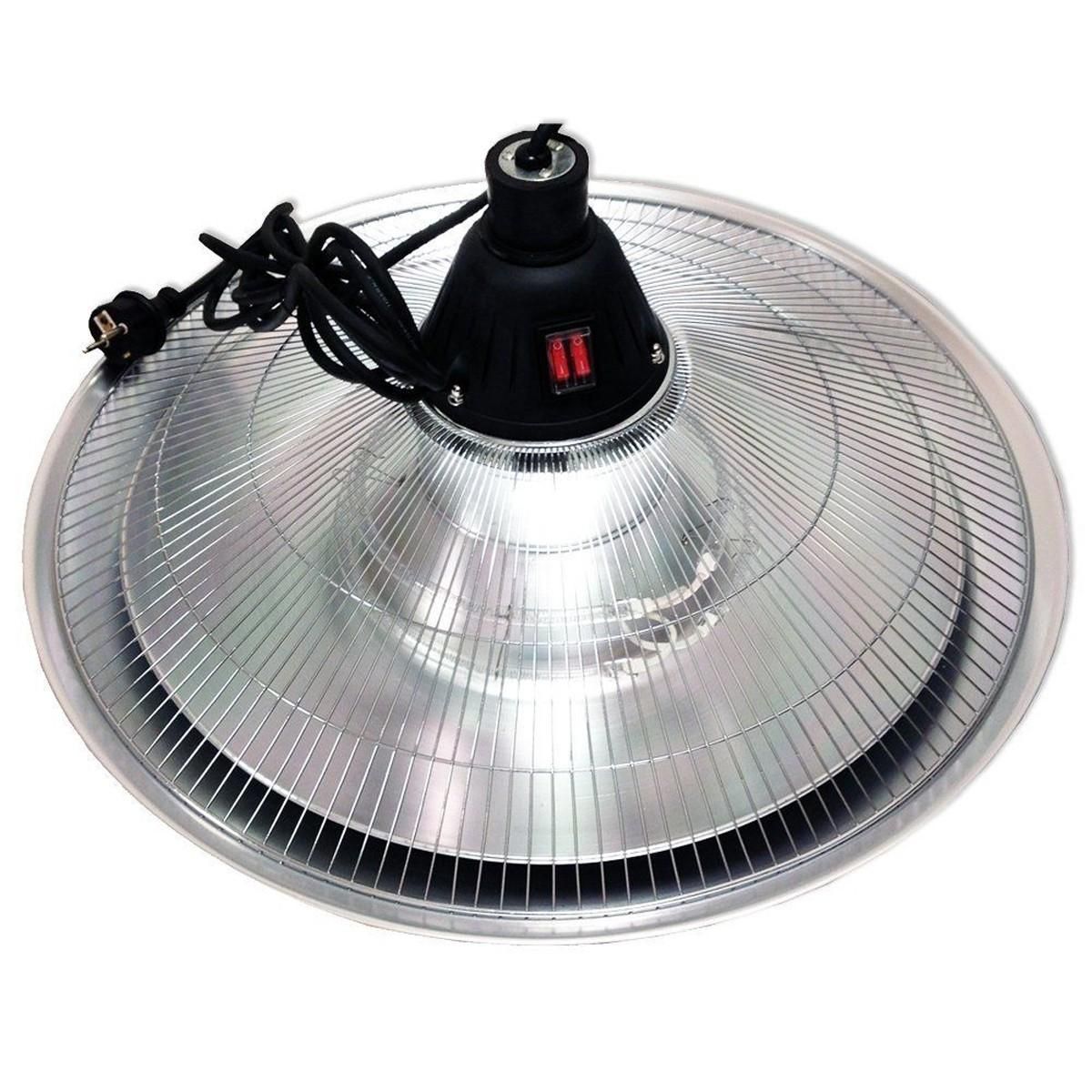 Kemper Parasol chauffant ELEKTRIC 2000W infrarouges Mat téléscopique Hauteur réglable 1.80 à 2.10m KEMPER