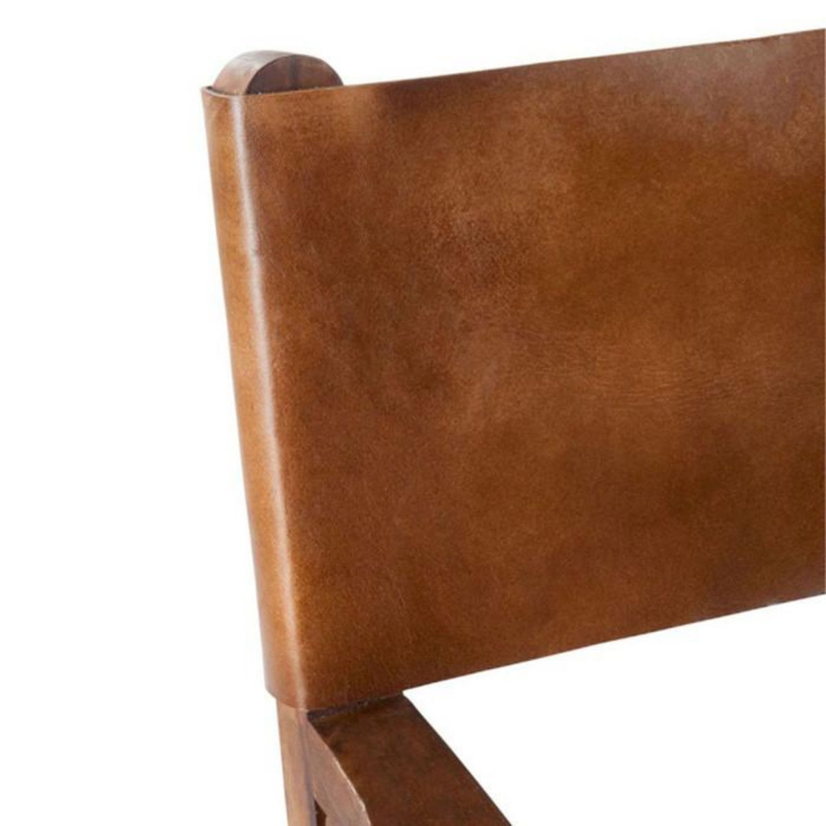 Paris Prix Fauteuil Pliable Design Cuir  Museum  88cm Marron