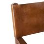 Voir la diapositive 6 : Paris Prix Fauteuil Pliable Design Cuir  Museum  88cm Marron