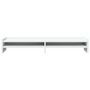 Voir la diapositive 4 : VIDAXL Support de moniteur blanc 100x24x16 cm bois d ingénierie