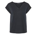 Pieces T-Shirt  Femme Pieces Kamala. Coloris disponibles : Noir