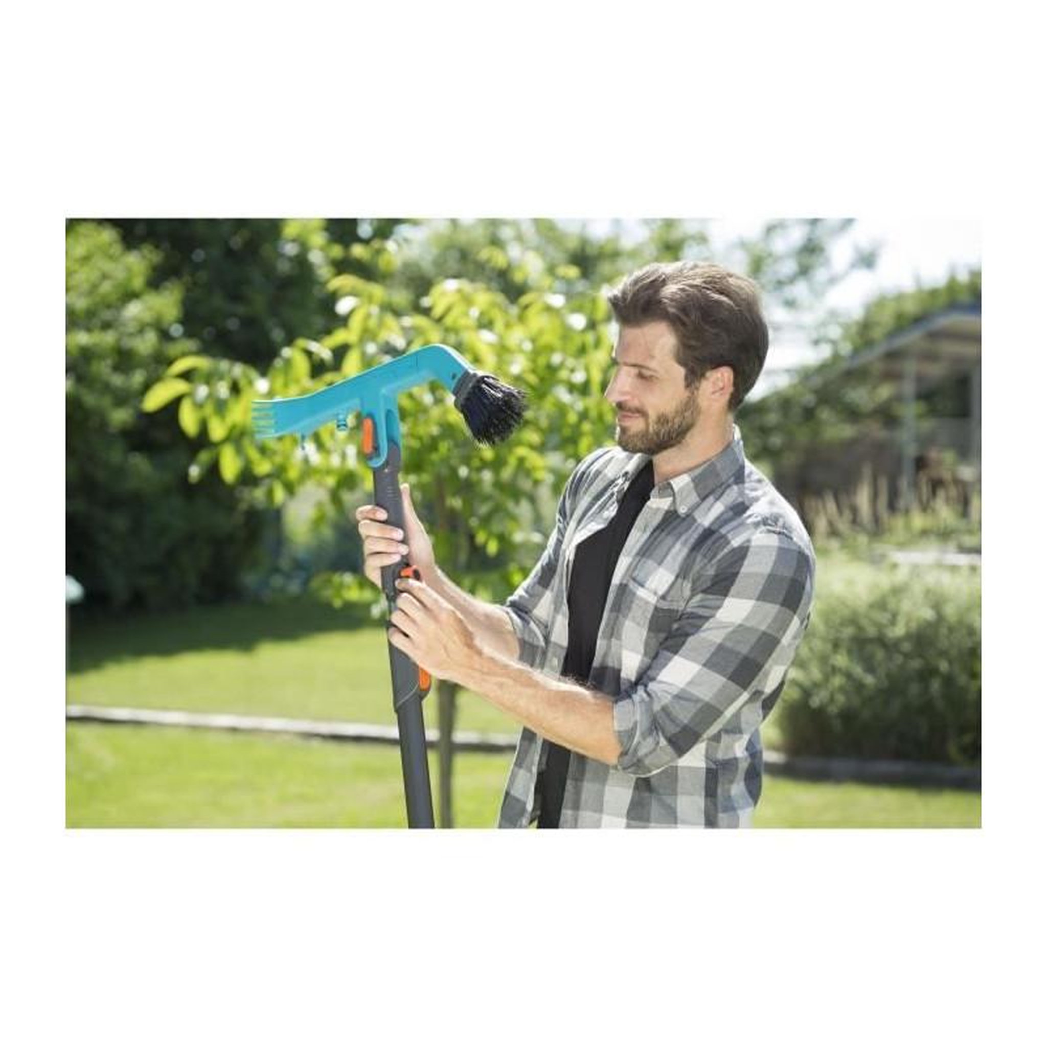 Voir la diapositive 2 : Gardena Manche alu gainé combisystem - 150 cm