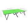 Voir la diapositive 6 : VIDAXL Chaise longue pliable 2 places vert acier