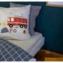 Voir la diapositive 4 : COTE DECO Parure de lit enfant Pompier - 100% microfibre 72g/m² - 140 x 200 cm