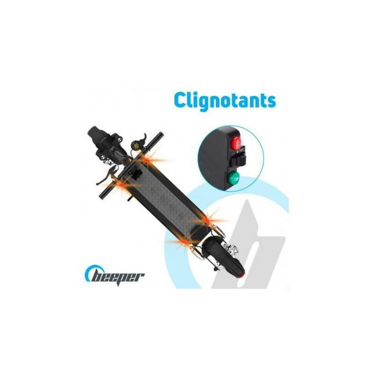 BEEPER Trottinette electrique - BEEPER - MAX FX10-G2-26 - 500W - 10 pouces - Adulte - 48V - 26Ah