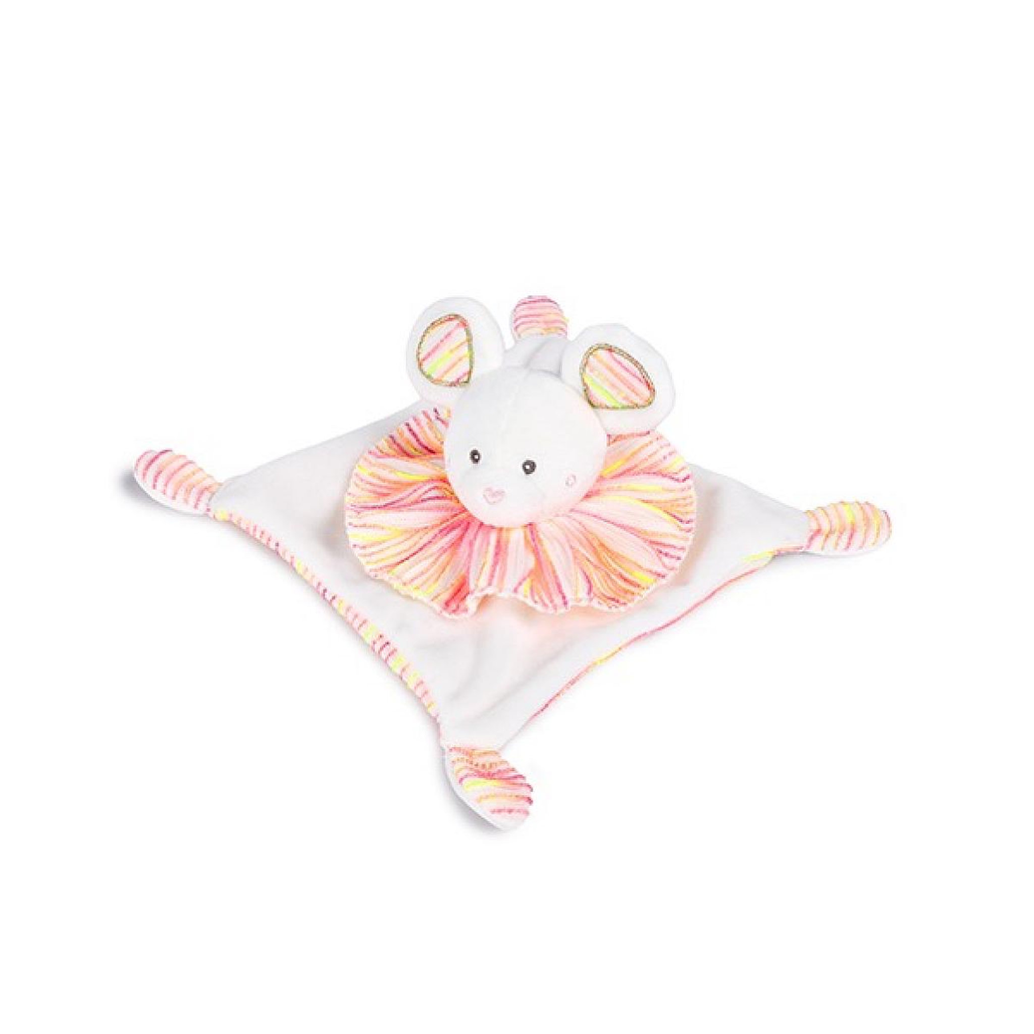 DOUDOU ET COMPAGNIE Doudou Souris plat 20cm - Les Chouchoux