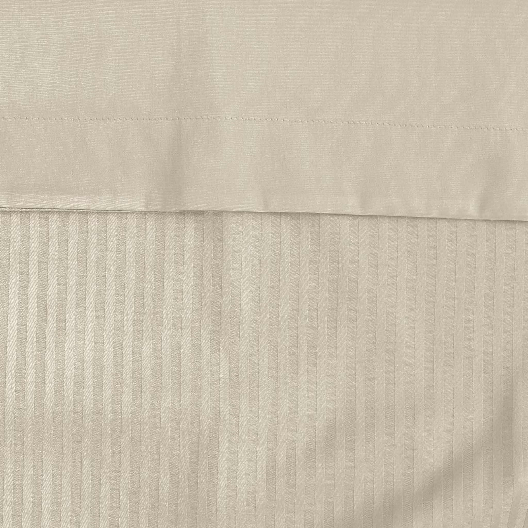Voir la diapositive 3 : Sensei Maison Parure housse de couette rayée satin + 2 taies 50x70 cm VERSALUXE