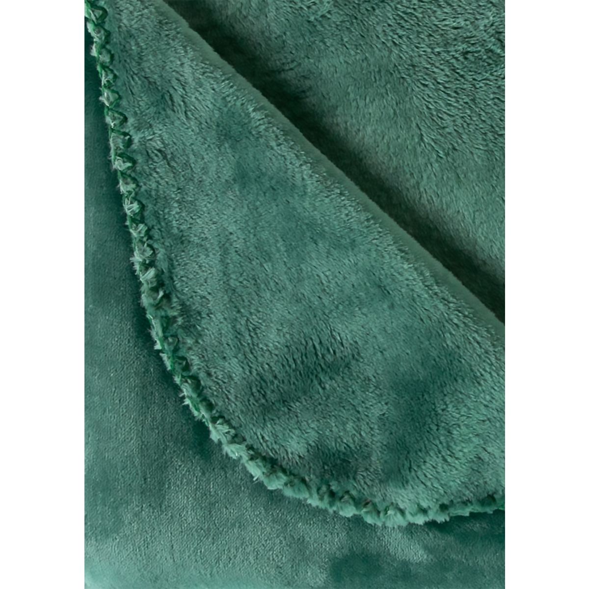 ACTUEL Plaid uni en polyester SANTA WORKSHOP