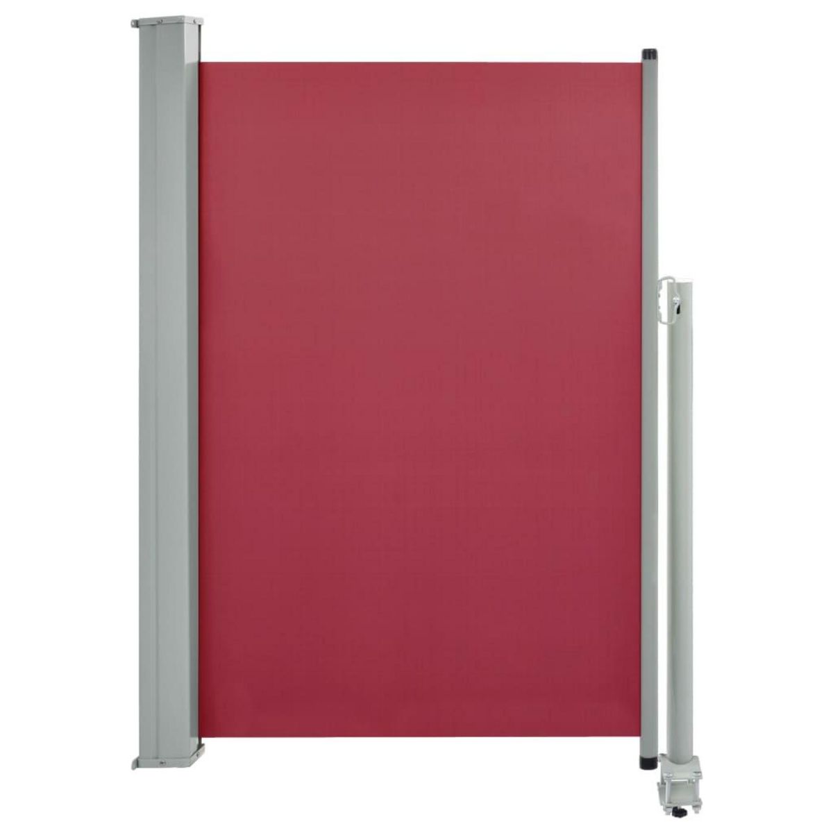 VIDAXL Auvent lateral retractable de patio 120x300 cm Rouge
