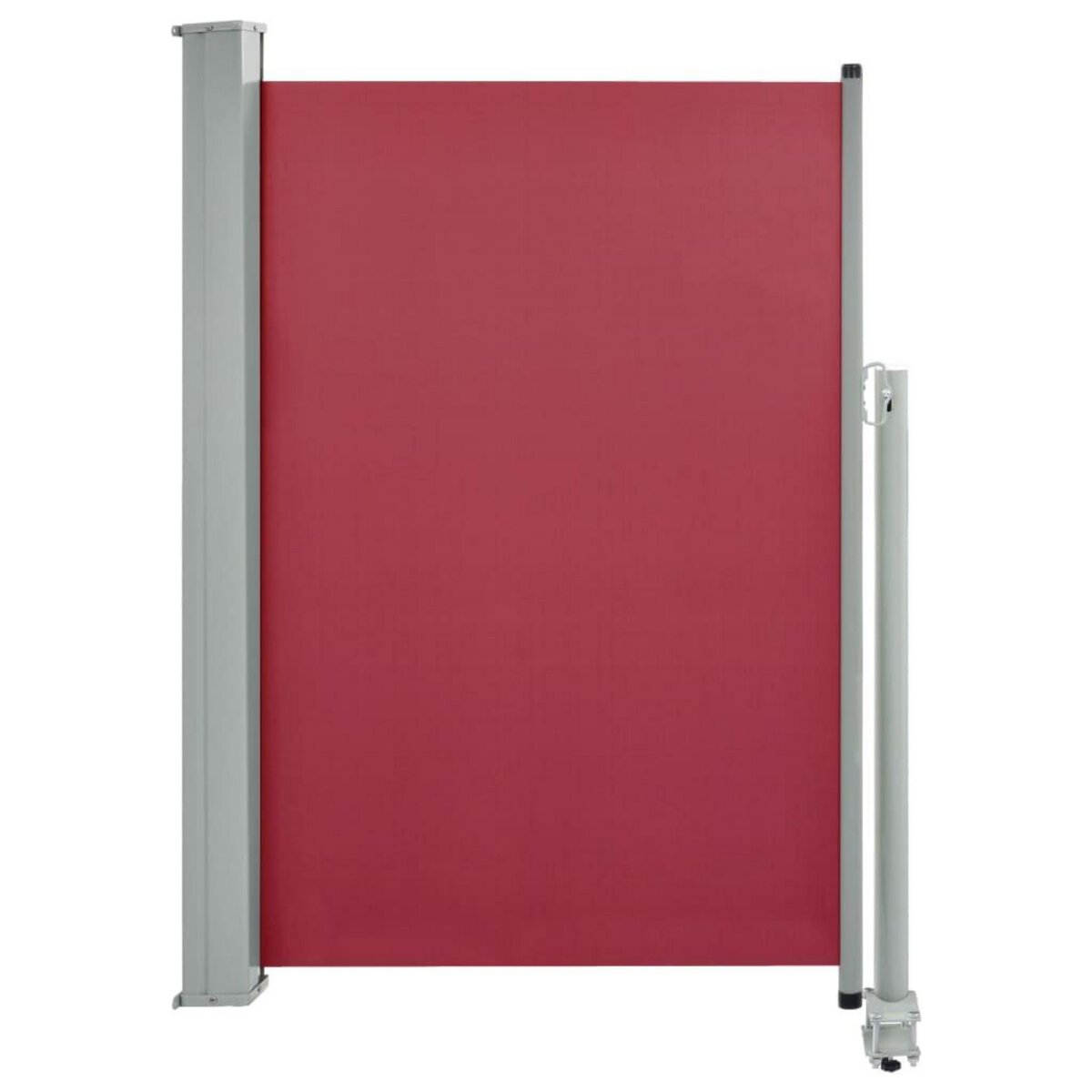 VIDAXL Auvent lateral retractable de patio 120x300 cm Rouge