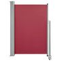 Voir la diapositive 2 : VIDAXL Auvent lateral retractable de patio 120x300 cm Rouge