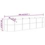 Voir la diapositive 6 : VIDAXL Lit sureleve de jardin Acier enduit de poudre 296x80x68 cm Vert