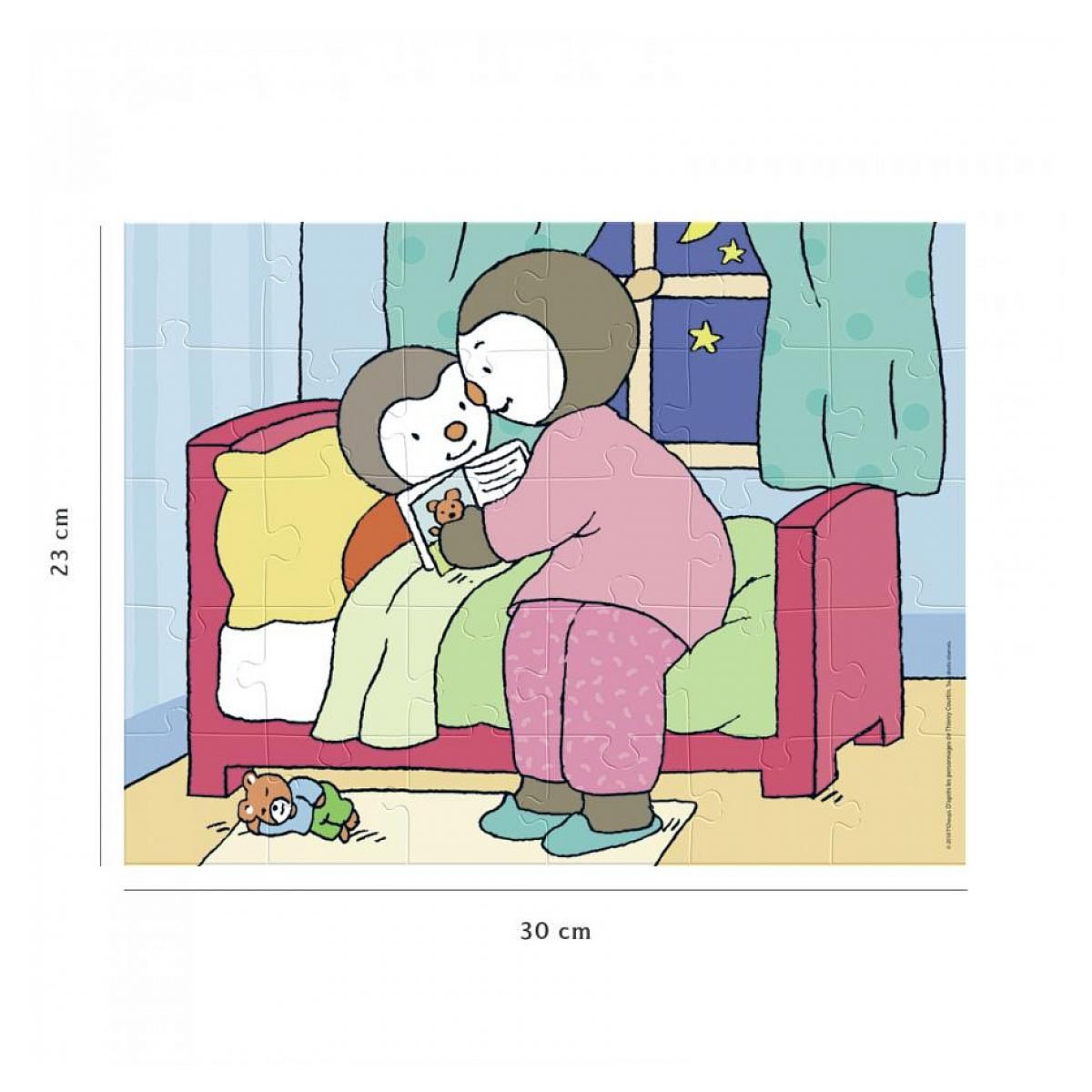 Nathan Puzzle 30 p tchoupi fait dodo