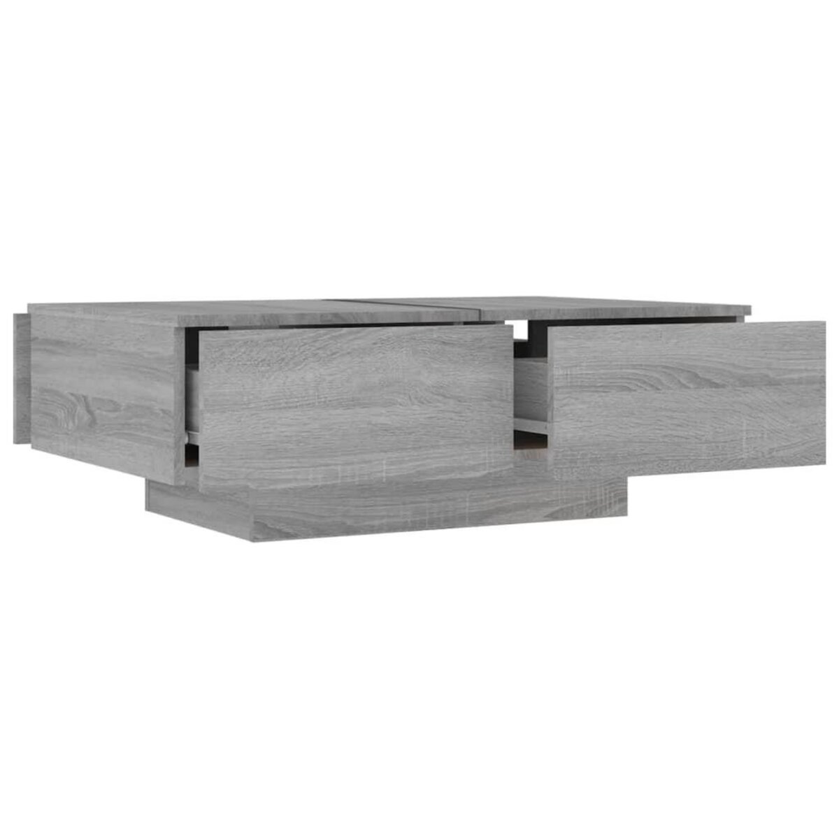 VIDAXL Table basse Sonoma gris 90x60x31 cm Bois d'ingenierie