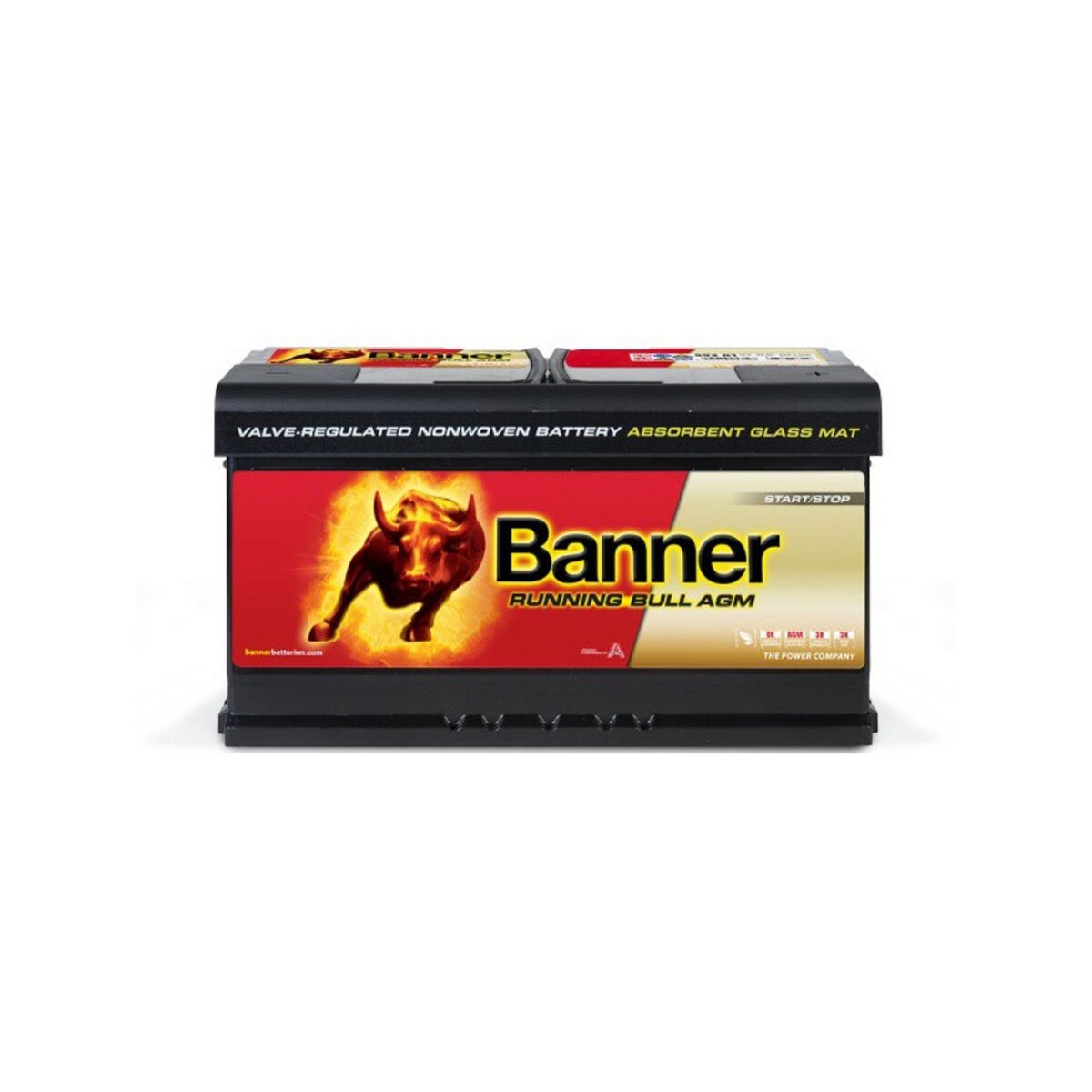 BANNER Batterie Banner Running Bull 59201 AGM 12v 92ah 850A pas