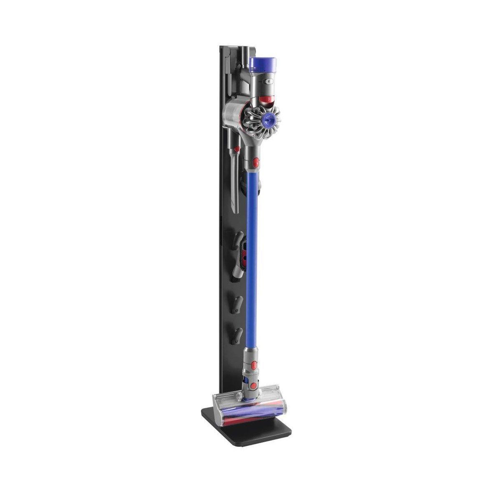 Voir la diapositive 4 : XAVAX Support de rangement mural fixation universelle aspirateur balai noir