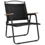 Voir la diapositive 3 : VIDAXL Chaises de camping lot de 2 Noir 54x55x78 cm Tissu Oxford