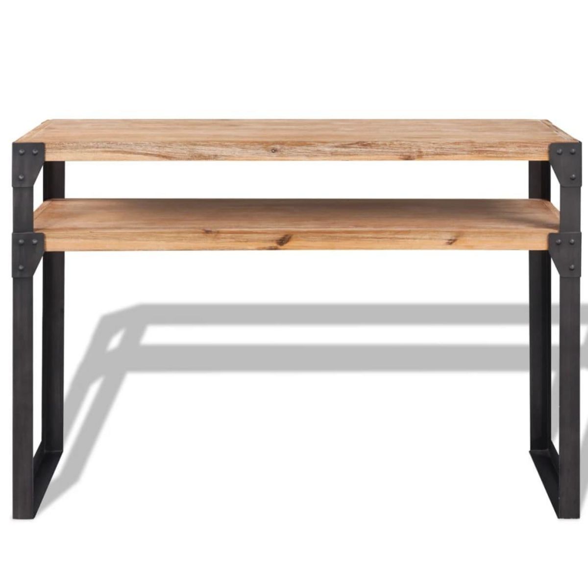 VIDAXL Table console Bois d'acacia massif 120 x 40 x 85 cm
