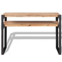 Voir la diapositive 2 : VIDAXL Table console Bois d'acacia massif 120 x 40 x 85 cm
