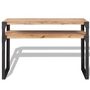 Voir la diapositive 2 : VIDAXL Table console Bois d'acacia massif 120 x 40 x 85 cm