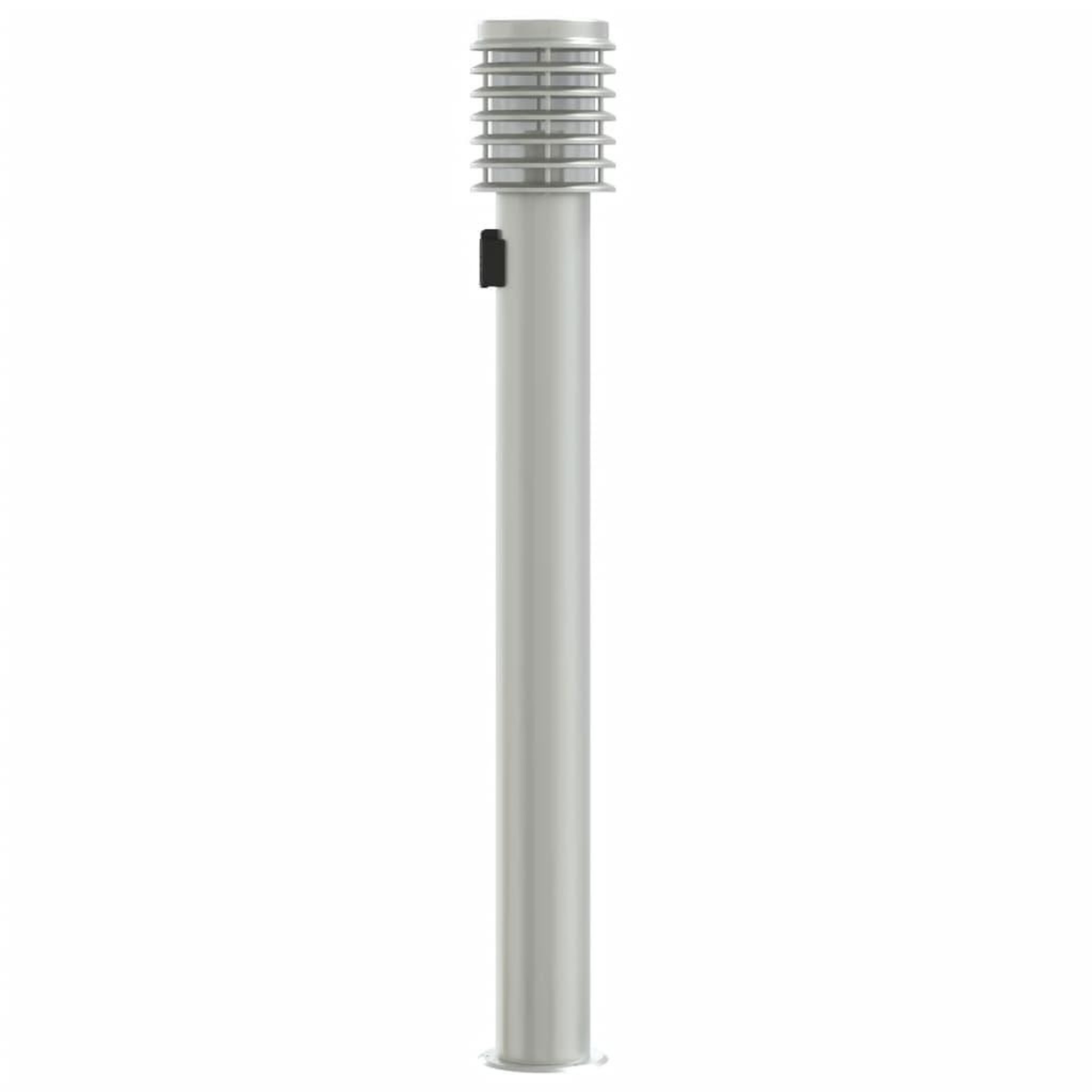 Voir la diapositive 5 : VIDAXL Lampadaire d'exterieur et sortie argente 110cm acier inoxydable