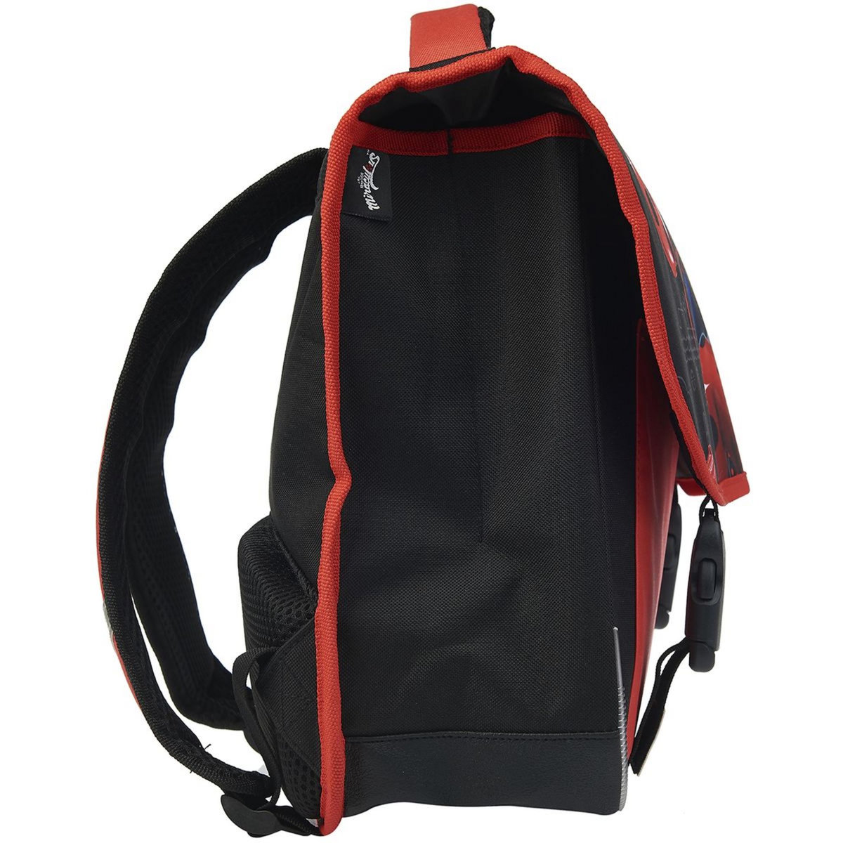 Cartable 38 cm CP/CE1/CE2 noir et rouge MIRACULOUS