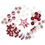 Voir la diapositive 5 : WERKAPRO Décoration de sapin rouge  70 pcs