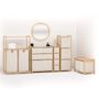Voir la diapositive 2 : FIVE Etagère 3 paniers de rangement TIDY BOX - Beige