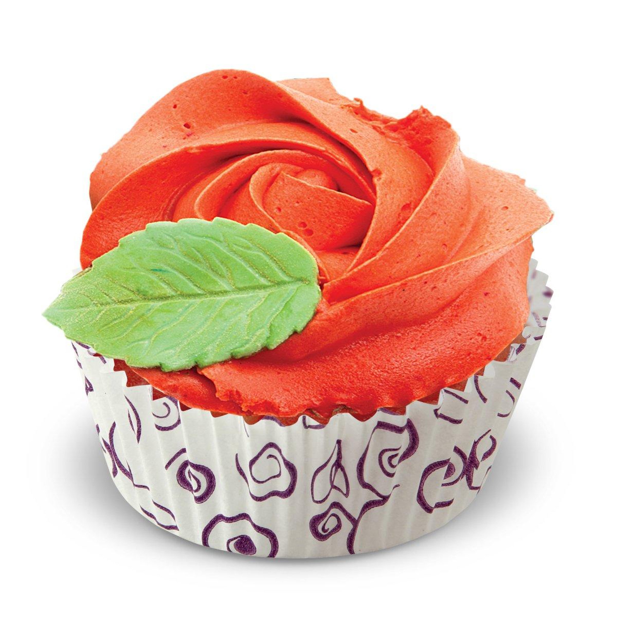 Voir la diapositive 6 : ZENKER Lot de 50 moules à muffins en papier motif fleur violette 7 cm zenker smart pastry