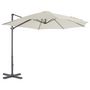 Voir la diapositive 2 : VIDAXL Parasol de jardin avec base portable sable