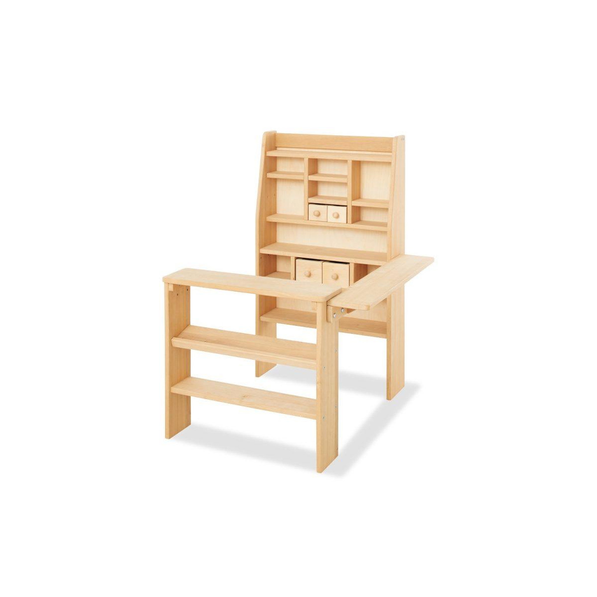 Voir la diapositive 2 : Pinolino Marchande en bois Mila