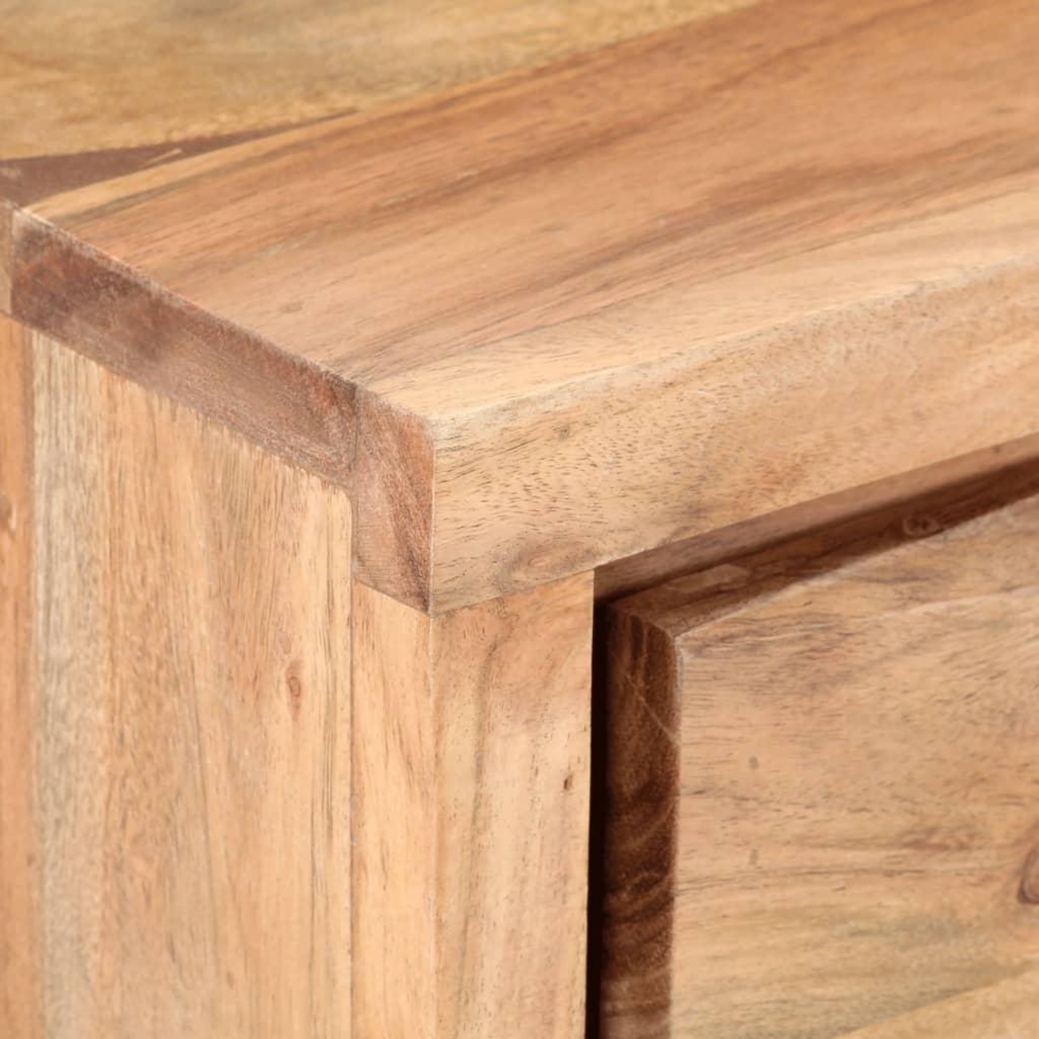 Voir la diapositive 5 : VIDAXL Table console 100x35x76 cm bois d'acacia avec bord naturel