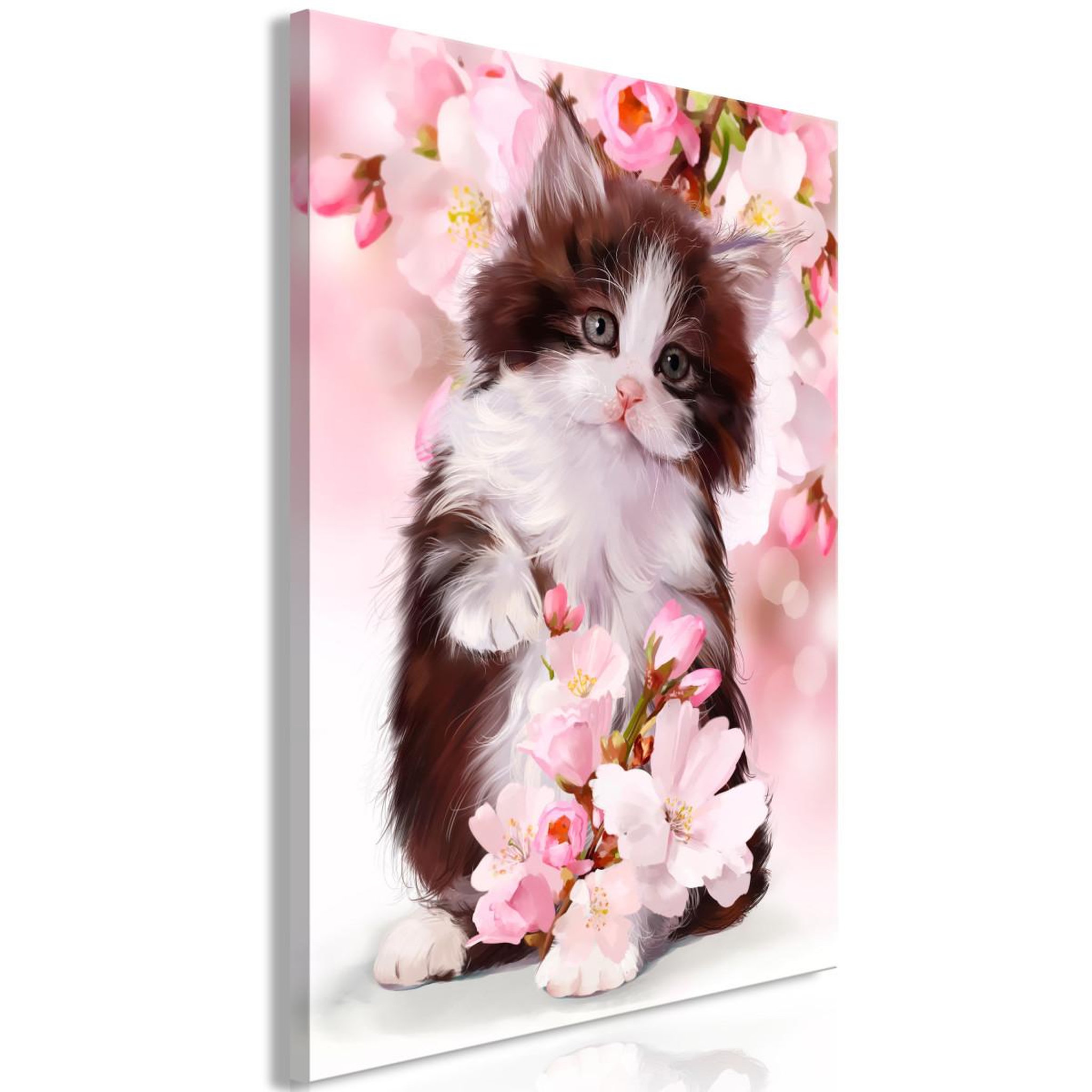 Paris Prix Tableau imprimé  sweet kitty. Coloris disponibles : Multicolore